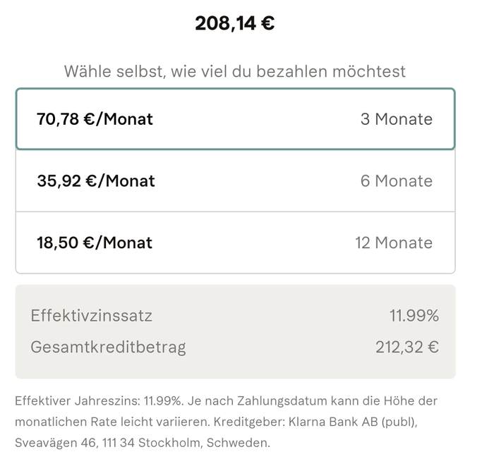 Louis Vuitton Zahlung in Raten/Ratenkauf mit easyCredit, Klarna in